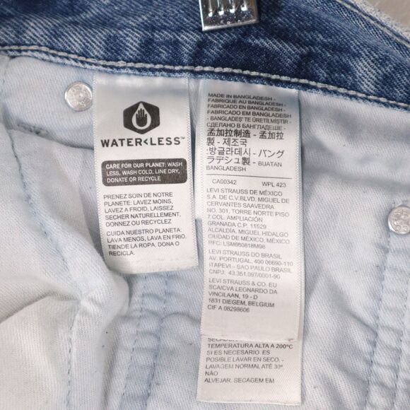 Vintage Levis SilverTab Jeans Men's 31x28 Blue Loose Fit Baggy Denim 90's Y2K - Picture 6 of 12